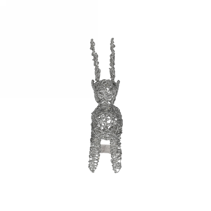Jens Living Led Rendier Zilver Small 30x11x45cm 1stuks