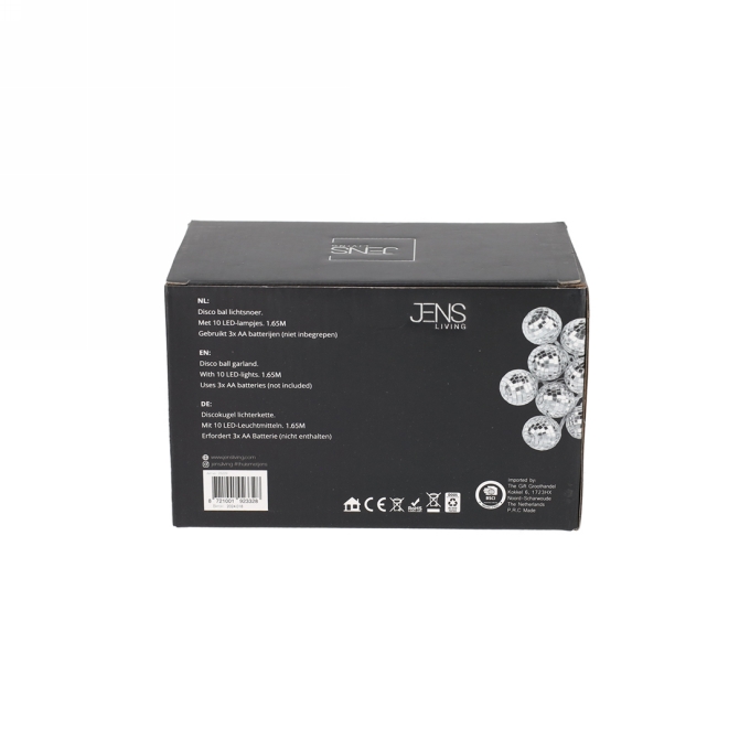 Jens Living Led Slinger Disco 10x30x5.5cm 1stuks