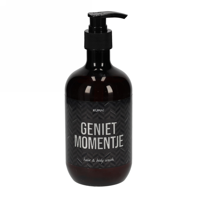 Kumai Hair & Body Wash Geniet Momentje 475ml 7.5x7.5x19.3cm 1stuks Kumai Hair & Body Wash Geniet Momentje 475ml 7.5x7.5x19.3cm 1stuks