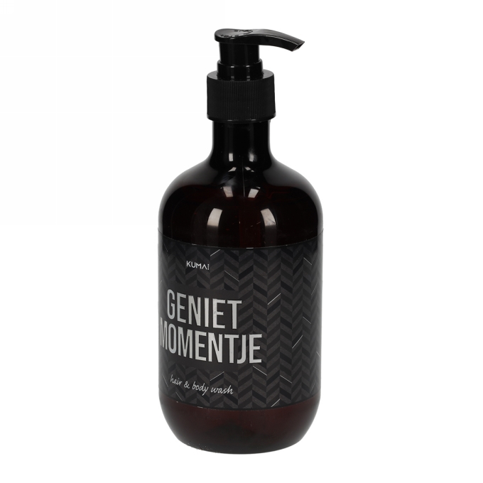 Kumai Hair & Body Wash Geniet Momentje 475ml 7.5x7.5x19.3cm 1stuks Kumai Hair & Body Wash Geniet Momentje 475ml 7.5x7.5x19.3cm 1stuks