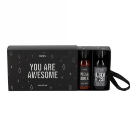 Kumai Travelset You are Awesome 40ml 3x3x8cm 1stuks Kumai Travelset You are Awesome 40ml 3x3x8cm 1stuks