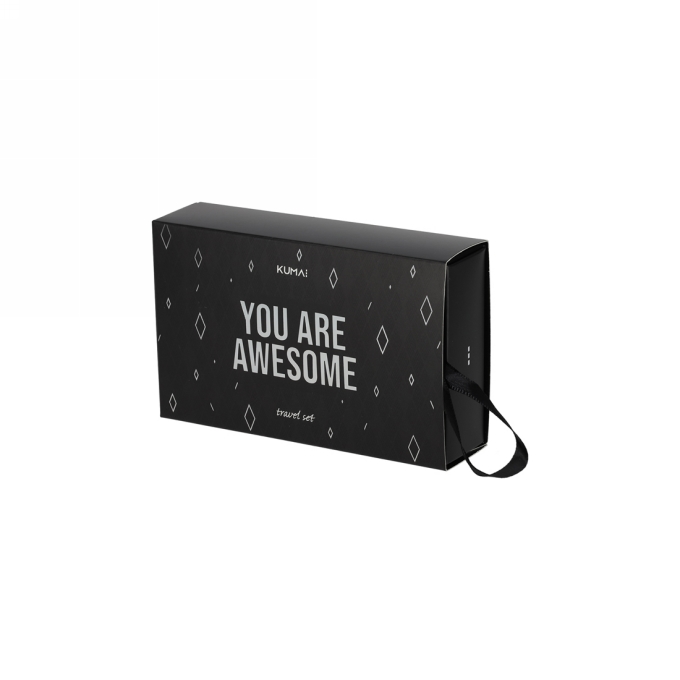 Kumai Travelset You are Awesome 40ml 3x3x8cm 1stuks Kumai Travelset You are Awesome 40ml 3x3x8cm 1stuks