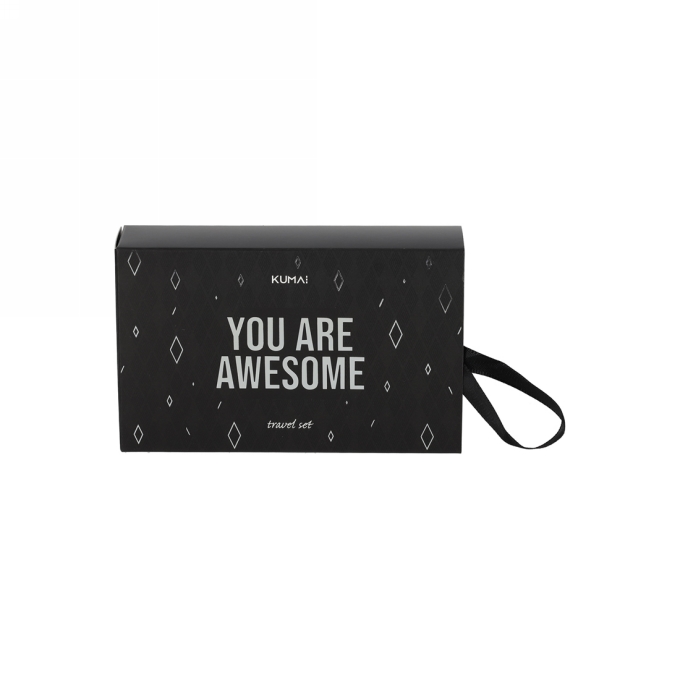 Kumai Travelset You are Awesome 40ml 3x3x8cm 1stuks Kumai Travelset You are Awesome 40ml 3x3x8cm 1stuks