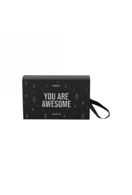Kumai Travelset You are Awesome 40ml 3x3x8cm 1stuks Kumai Travelset You are Awesome 40ml 3x3x8cm 1stuks
