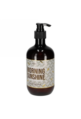 Kumai Hair & Body Wash Morning Sunshine 475ml 7.5x7.5x19.3cm 1stuks Kumai Hair & Body Wash Morning Sunshine 475ml 7.5x7.5x19.3cm 1stuks