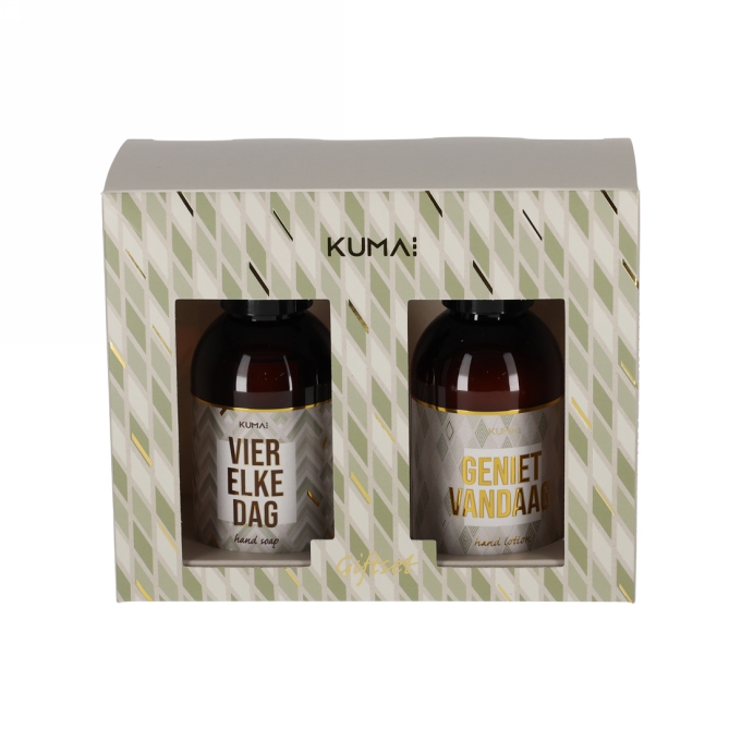 Kumai Giftset Vier Elke Dag  &  Geniet Vandaag 100ml 4.5x4.5x12cm 1st
