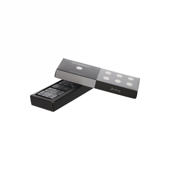 Jens Living Domino Zwart 20.5x6.8x2.8cm 1stuks