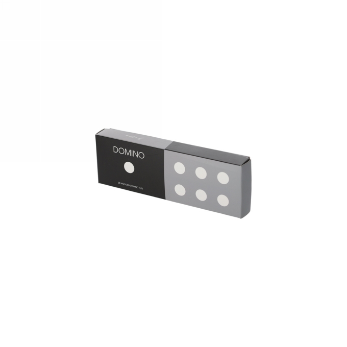 Jens Living Domino Zwart 20.5x6.8x2.8cm 1stuks Jens Living Domino Zwart 20.5x6.8x2.8cm 1stuks