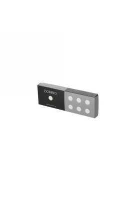 Jens Living Domino Zwart 20.5x6.8x2.8cm 1stuks Jens Living Domino Zwart 20.5x6.8x2.8cm 1stuks