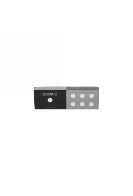 Jens Living Domino Zwart 20.5x6.8x2.8cm 1stuks Jens Living Domino Zwart 20.5x6.8x2.8cm 1stuks