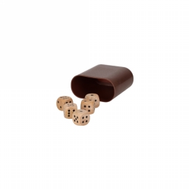 Jens Living Vijf Dobbelstenen Spel 2.0 15.5x11.5x4.5cm 1stuks Jens Living Vijf Dobbelstenen Spel 2.0 15.5x11.5x4.5cm 1stuks