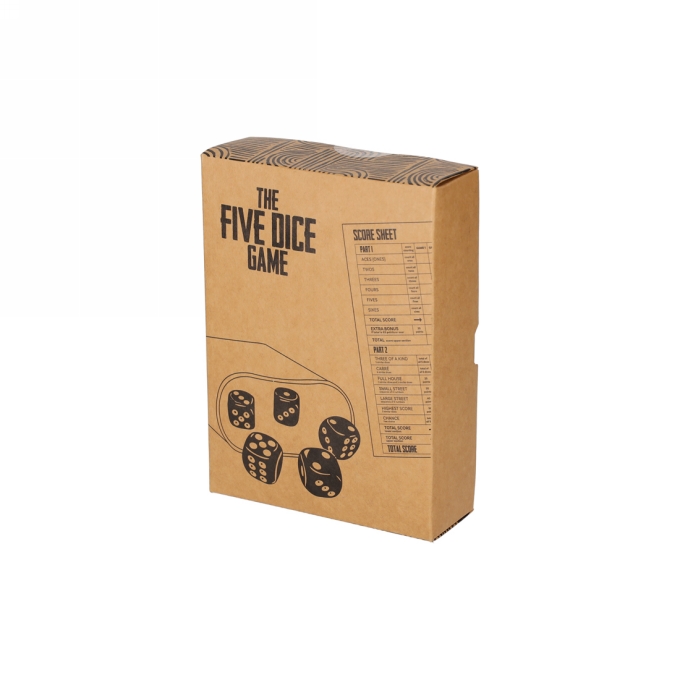 Jens Living Vijf Dobbelstenen Spel 2.0 15.5x11.5x4.5cm 1stuks Jens Living Vijf Dobbelstenen Spel 2.0 15.5x11.5x4.5cm 1stuks