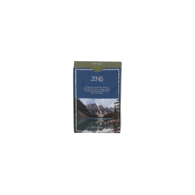 Jens Living Kaartspel Travel 6x2x9cm 1stuks