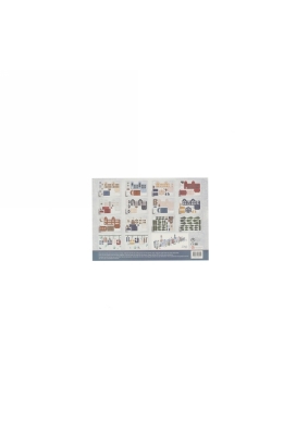 Jens Living Diy Winter Dorp 29.5x21x0.5cm 1stuks