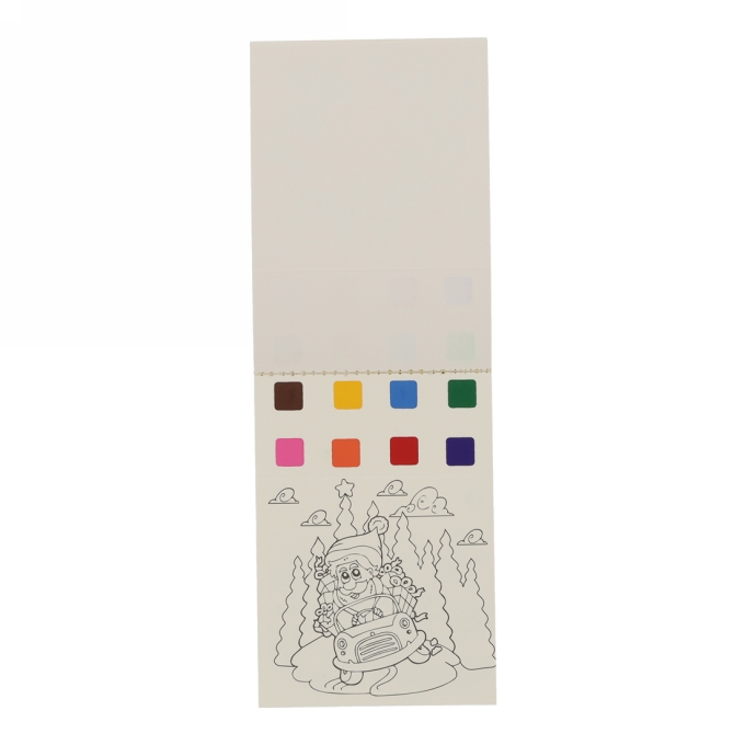 Jens Living Kids Waterverfboekje Kerst 17.5x12.5x1cm 1stuks