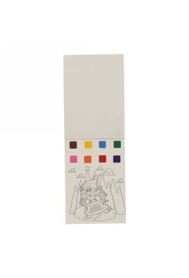 Jens Living Kids Waterverfboekje Kerst 17.5x12.5x1cm 1stuks
