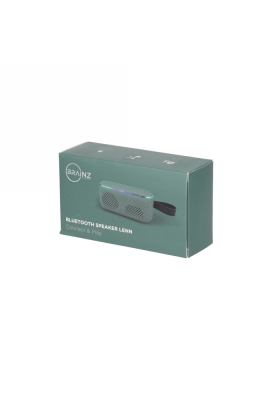 Brainz Speaker Lenn Groen 11.4x5.6x3.8cm 1stuks Brainz Speaker Lenn Groen 11.4x5.6x3.8cm 1stuks