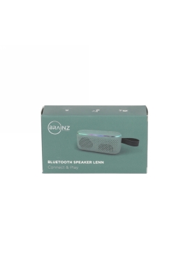 Brainz Speaker Lenn Groen 11.4x5.6x3.8cm 1stuks Brainz Speaker Lenn Groen 11.4x5.6x3.8cm 1stuks