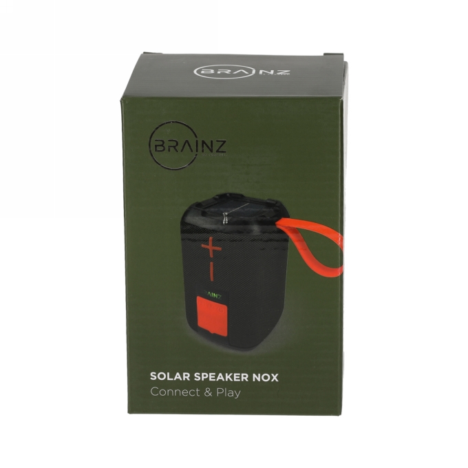 BRAINZ Solar Speaker Nox Groen 1stuks