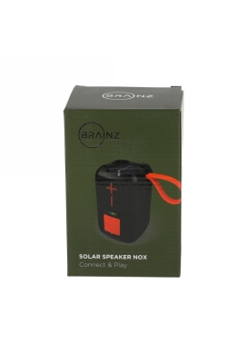 BRAINZ Solar Speaker Nox Groen 1stuks