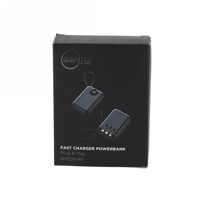 BRAINZ Fast Charger Powerbank Don 1stuks