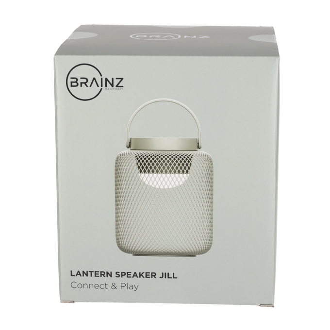 BRAINZ Lantaarn Speaker Jill Grijs 1stuks