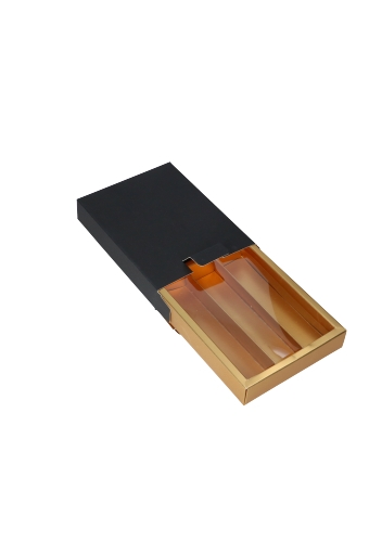 Bonbondoosje Porto Zwart & Bonbondoos Goud Mat 11.25x15x2.8cm 10stuks