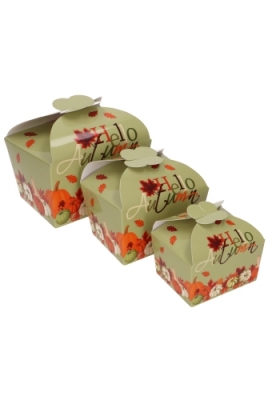 Bonbondoosjes Hello Autumn 125gr Met Vlindersluiting 7.6x6x4.8cm 23st