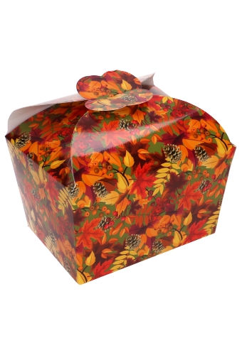Bonbondoosjes Herfstblad 125gram Met Vlindersluiting 7.6x6x4.8cm 23st