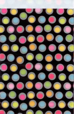 Kadozakjes Black Colour Dots 17x25cm 200stuks