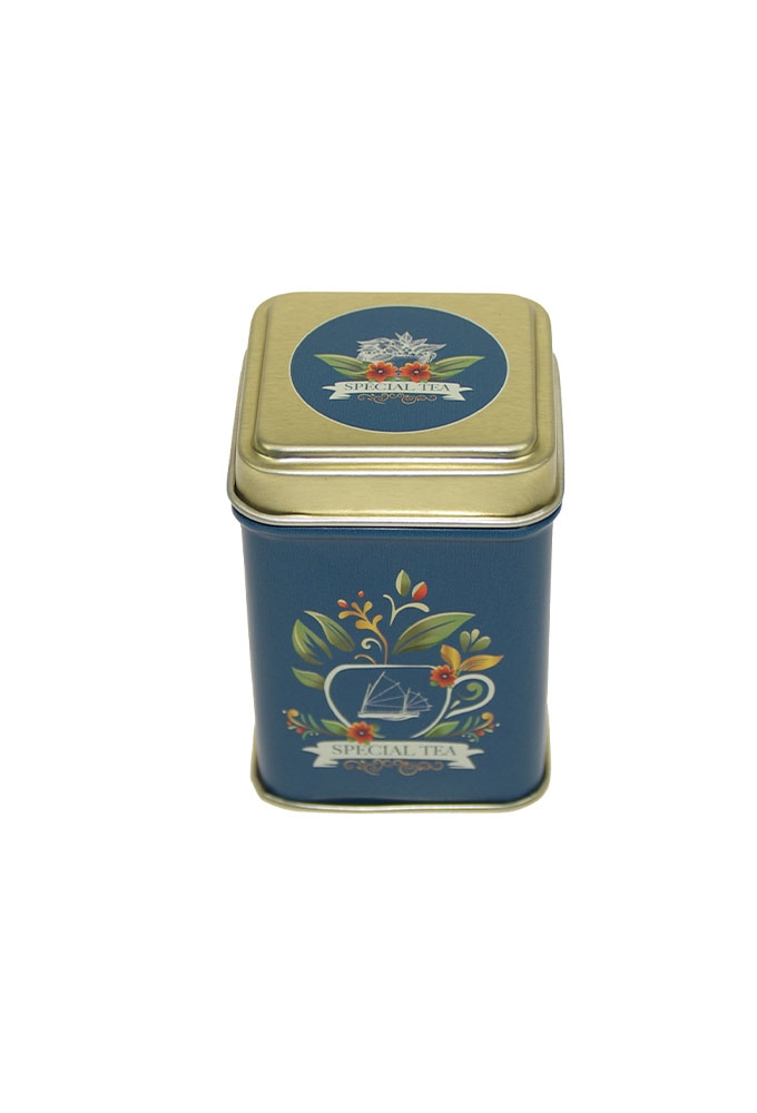 Blikken Tea Time 4.3x4.3x6cm 24stuks