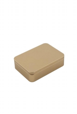 Blikken Gold Mat 14.2x10.1x3.1cm 12stuks