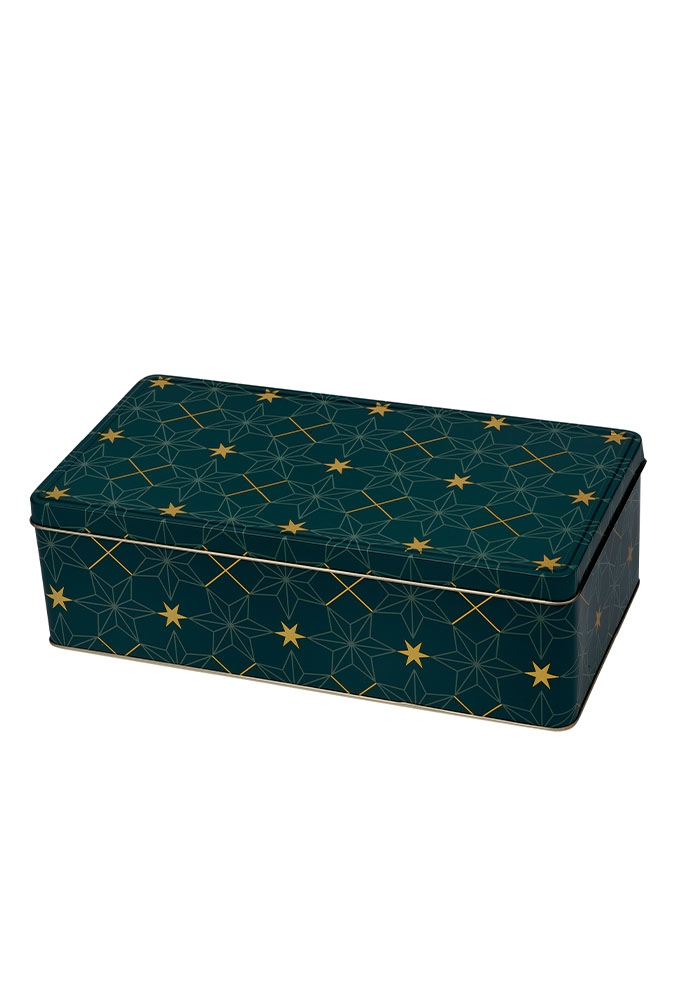 Blikken Starss Groen 26x14x8cm 6stuks