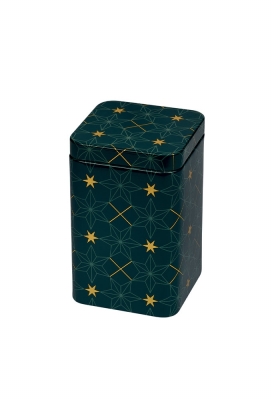 Blikken Starss Groen 7.2x7.2x9.8cm 12stuks