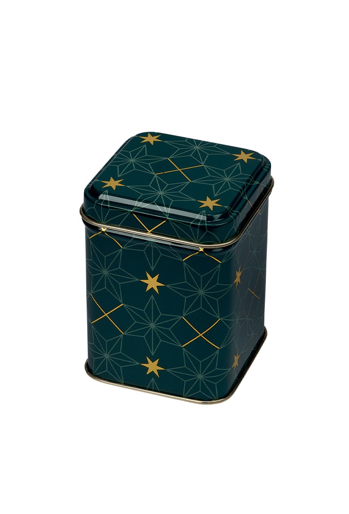 Blikken Starss Groen 6x6x8cm 24stuks