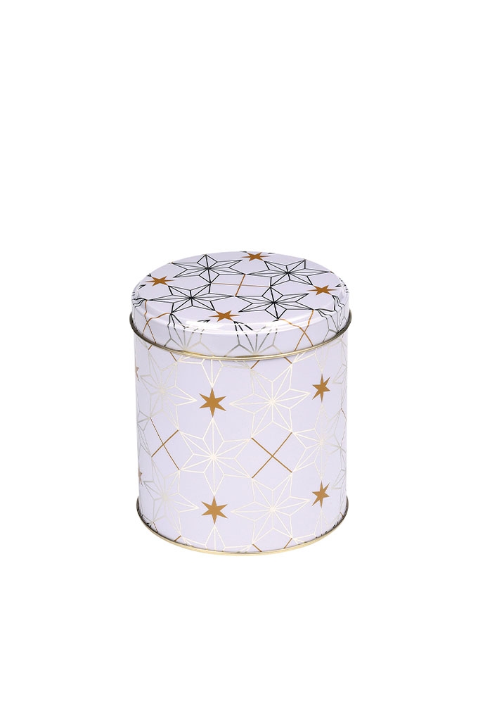 Blikken Stars White Doorsnee 11cm x 12cm 6stuks