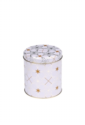 Blikken Stars White Doorsnee 11cm x 12cm 6stuks