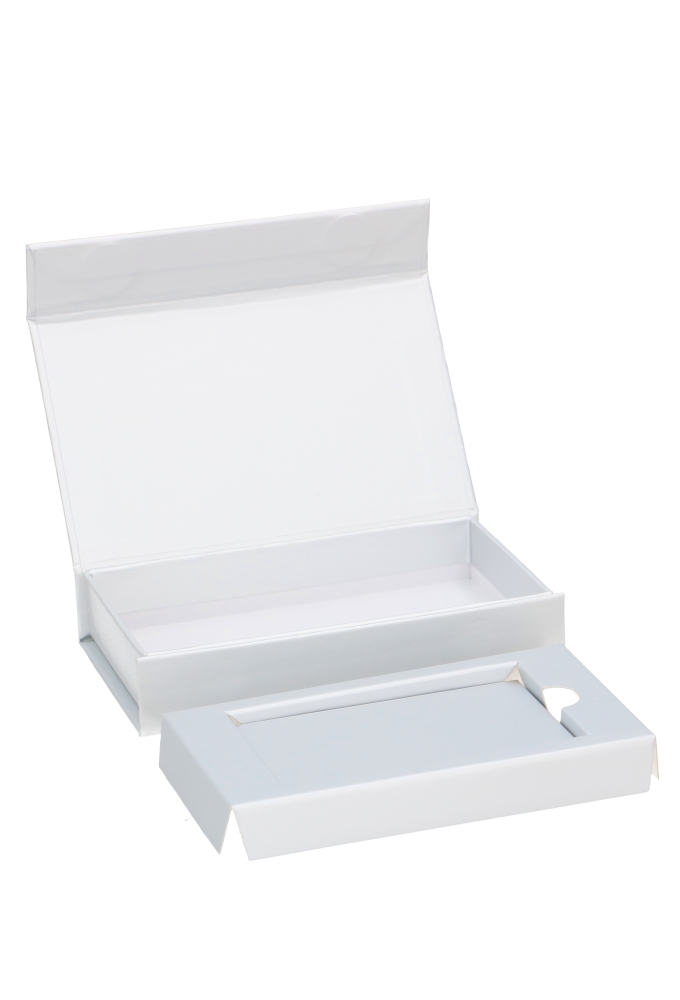 Luxe Magneetdozen 1200 gram Zilver 7x12x2cm 25 stuks OP IS OP