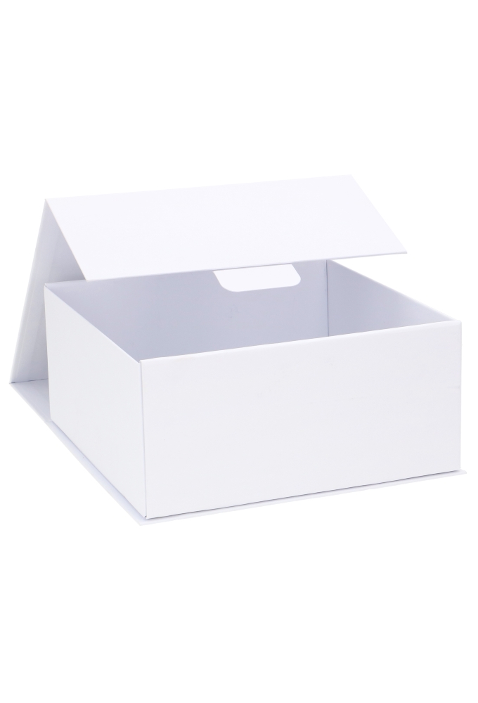 Luxe Klep Geschenkdozen Wit Mat Vancouver 20.8x21.5x10cm 1200gr 25st