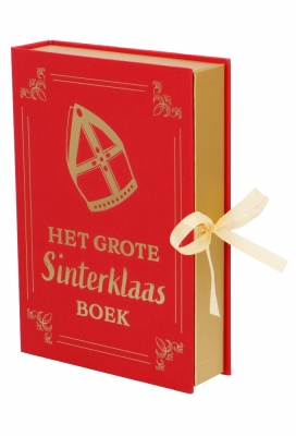 Luxe Sintgeschenkdoos Boek Het Grote Sinterklaas Boek 14.8x21.5x3.5cm