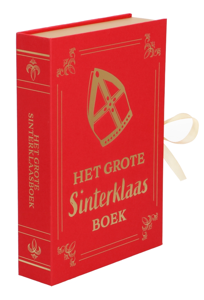 Luxe Sintgeschenkdoos Boek Het Grote Sinterklaas Boek 14.8x21.5x3.5cm