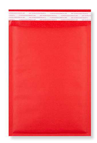 Luchtkussenenvelop Leper Kraft Rood 23x32.4cm 50stuks