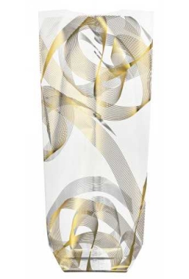 Luxe Cellofaan Zakjes Slinger & Kraft Bodem 10x4x22cm 100stuks