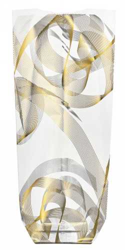 Luxe Cellofaan Zakjes Slinger & Kraft Bodem 10x4x22cm 100stuks