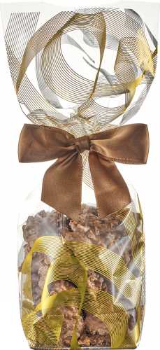 Luxe Cellofaan Zakjes Slinger & Kraft Bodem 10x4x22cm 100stuks