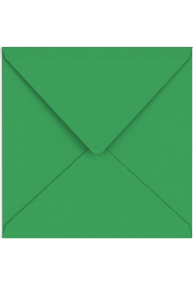 Gekleurde Enveloppen Colour Groen Gegomd 15.5x15.5cm 100stuks