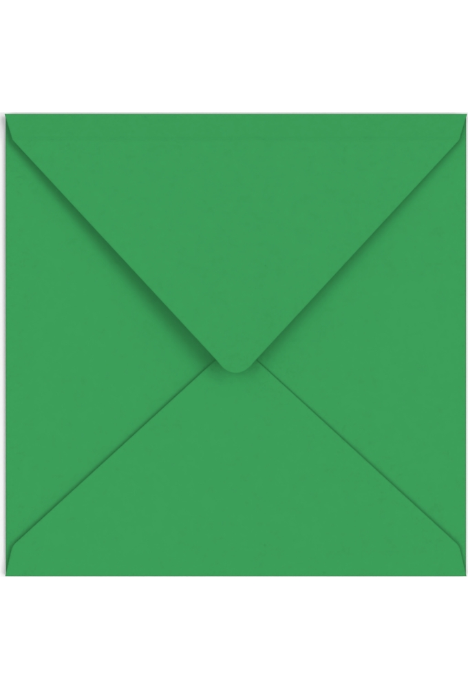 Gekleurde Enveloppen Colour Groen Gegomd 15.5x15.5cm 100stuks