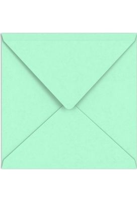 Gekleurde Enveloppen Colour Mint Groen Gegomd 15.5x15.5cm 100stuks