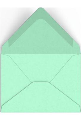 Gekleurde Enveloppen Colour Mint Groen Gegomd 8.2x11.3cm 100stuks