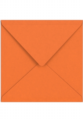 Gekleurde Enveloppen Colour Oranje Gegomd 15.5x15.5cm 100stuks